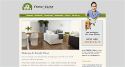 Desktop Screenshot of familycleanllc.com