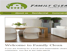 Tablet Screenshot of familycleanllc.com